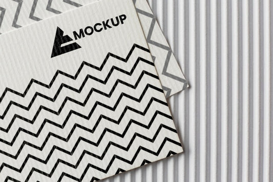 Free Assortment Of Branding Mock-Up On Card Psd