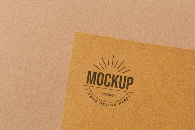 Free Assortment With Company Branding Card Mock-Up Psd