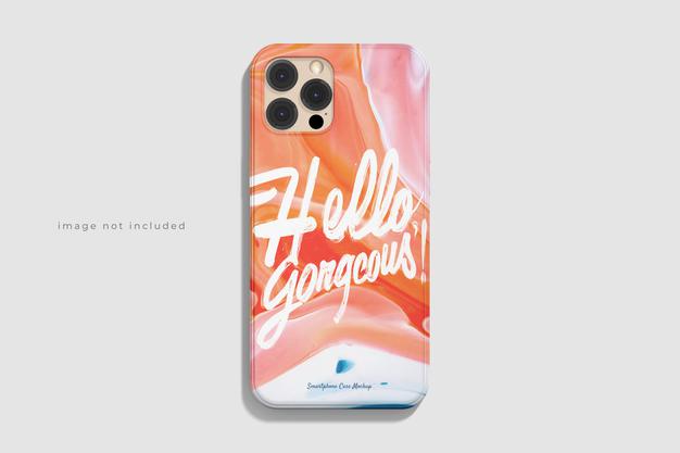 Free Awesome Beautiful Phone Case Mockup Psd