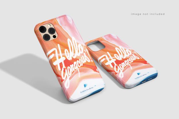 Free Awesome Beautiful Phone Case Mockup Psd