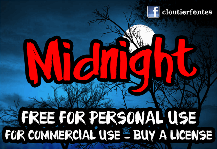 Free Midnight Font