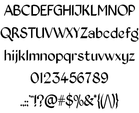 Free Kingthings Exeter Font