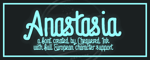 Free Anastasia Font