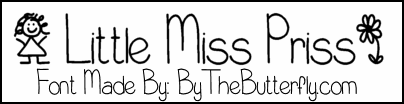 Free LittleMissPriss Font