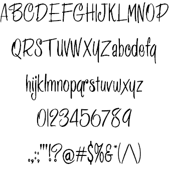 Free HFF Pessoas Lindas Font