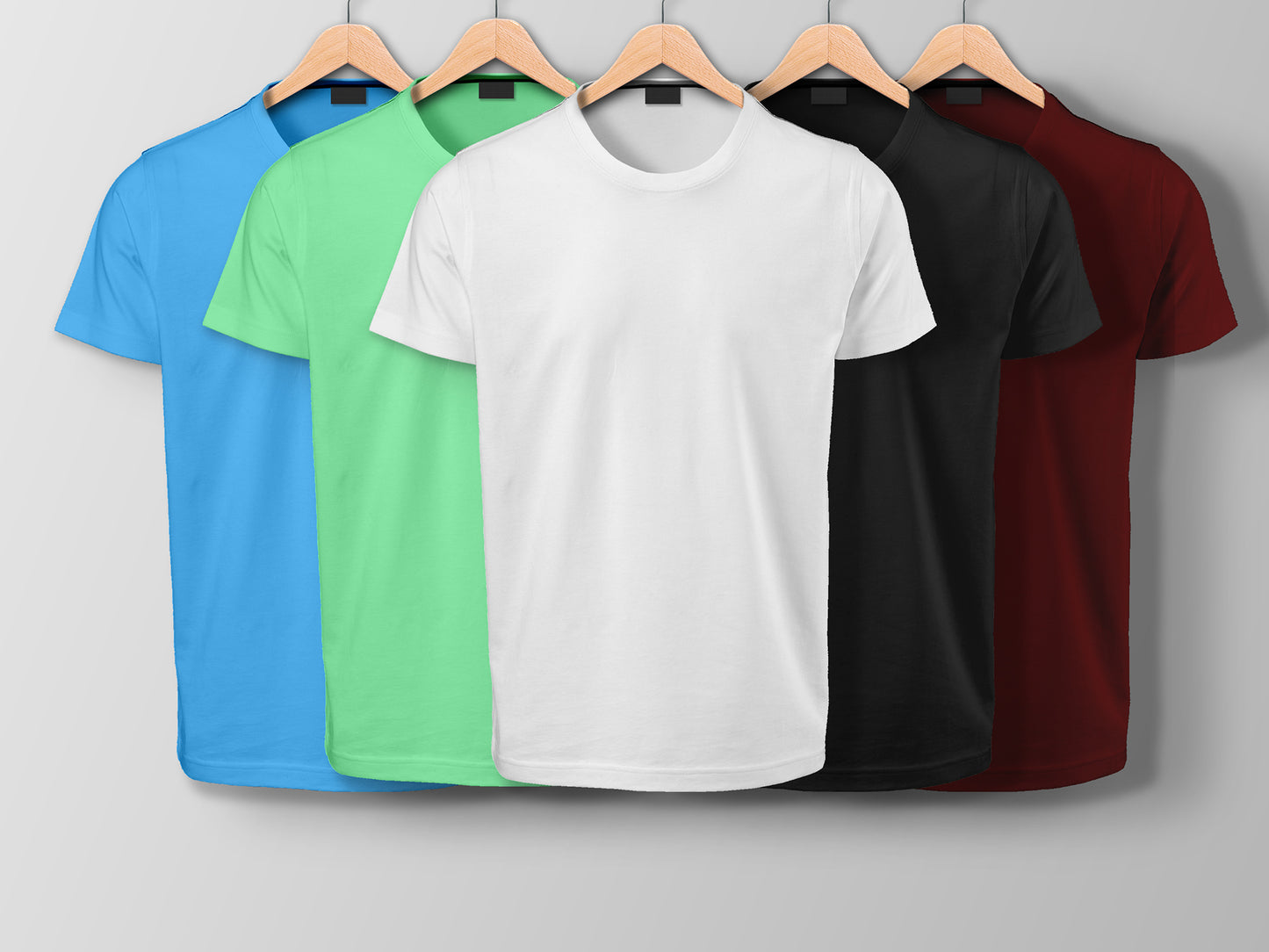 Free Realistic Fully Customizable T-Shirt Mockup