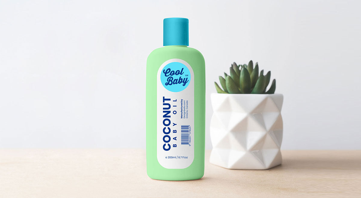 Free Baby Cream / Oil Plastic Bottle Mockup Psd