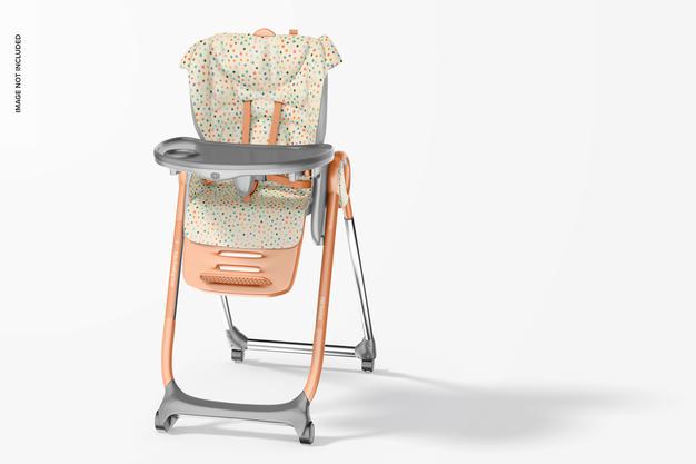 Free Baby Feeding Chair Psd Mockup Psd