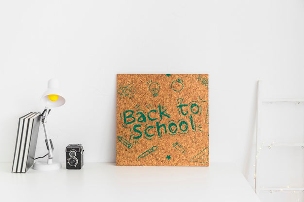 Free Back To School Advertising Mockup Design Psd