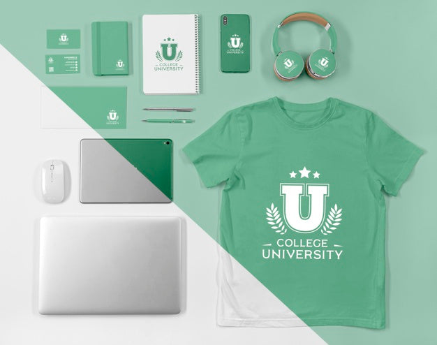 Free Back To School Concept Mock-Up Psd