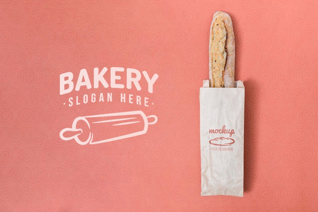 Free Bakery Bread Product Psd