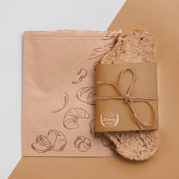 Free Bakery Goods Concept With Mock-Up Psd