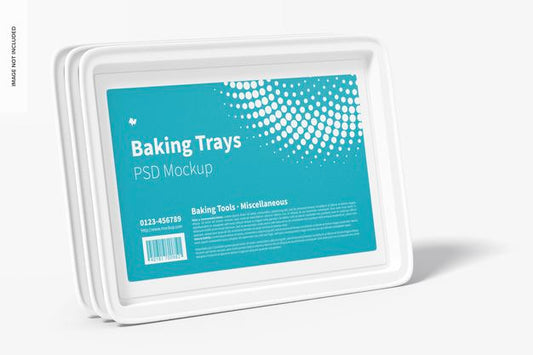 Free Baking Tray Mockup Psd