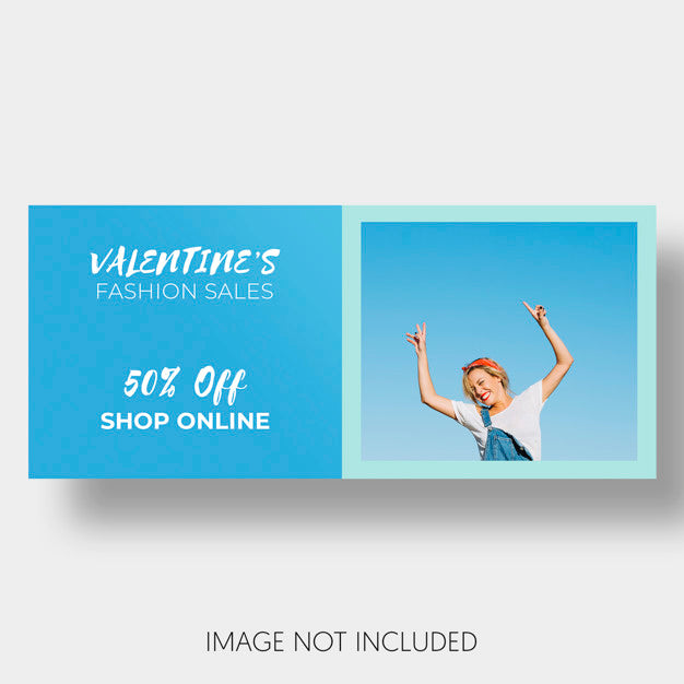 Free Banner Template Sales Valentine'S Day Psd