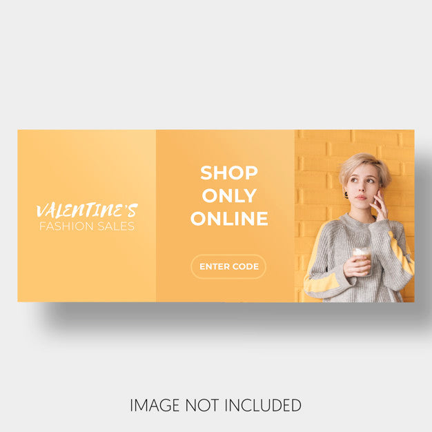 Free Banner Template Sales Valentine'S Day Psd