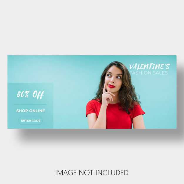 Free Banner Template Sales Valentine'S Day Psd