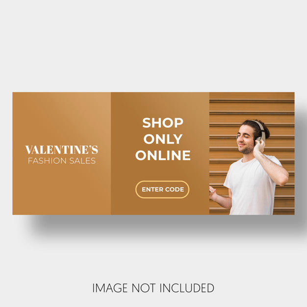 Free Banner Template Sales Valentine'S Day Psd