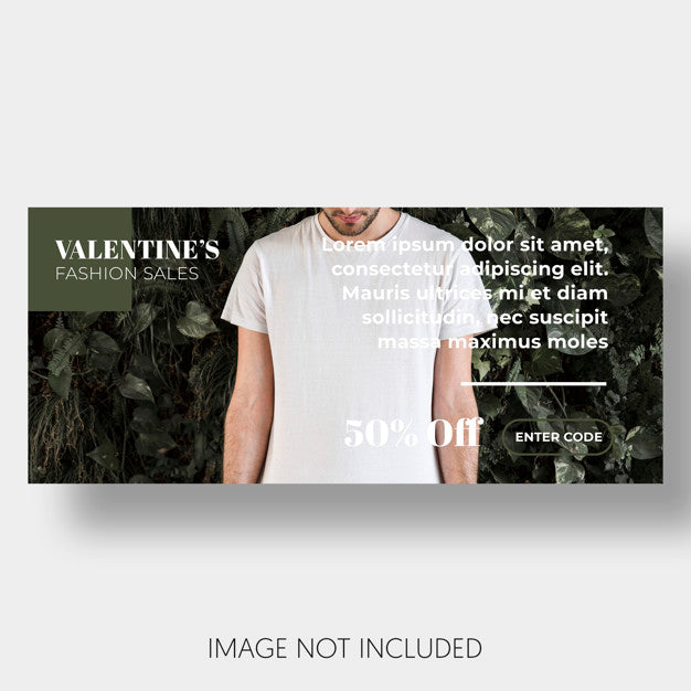 Free Banner Template Sales Valentine'S Day Psd