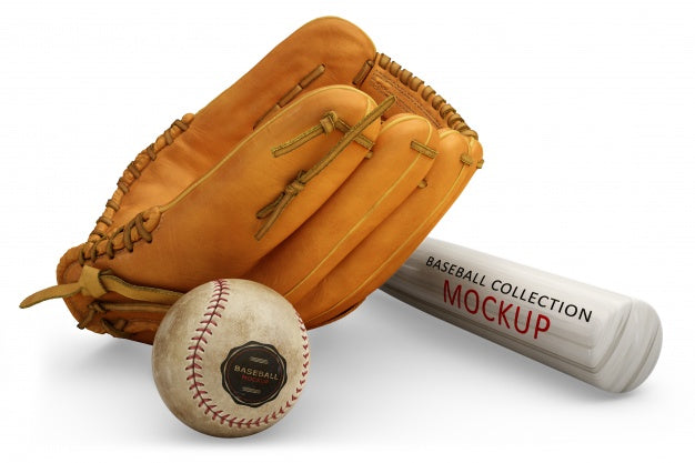 Free Baseball Equipment Design Psd