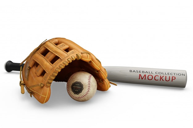 Free Baseball Equipment Design Psd