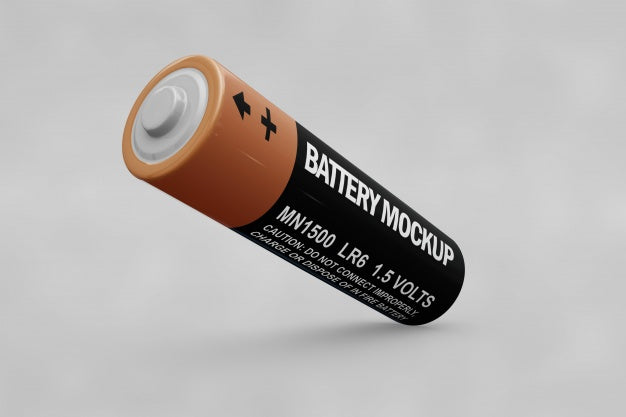 Free Battery Mockup Psd