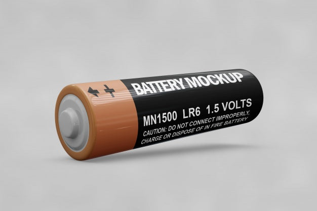 Free Battery Mockup Psd