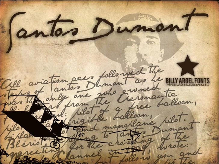 Free SANTOS DUMONT Font