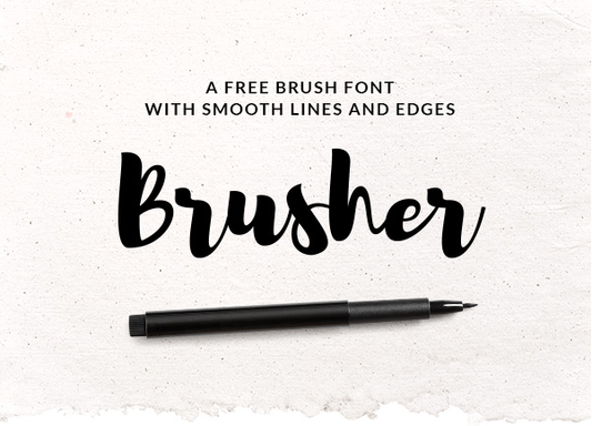 Brusher Font - Free Download