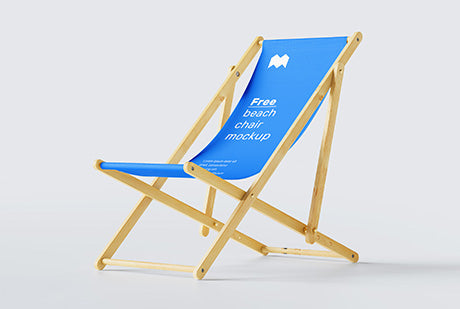 Free Beach Chair Mockup