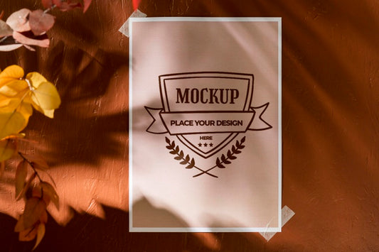 Free Beautiful Autumn Moodboard Mock-Up Psd