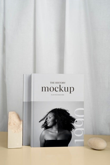 Free Beautiful Book Cover Mockup Psd