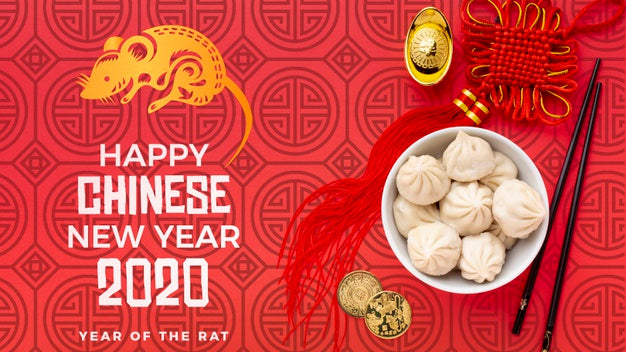 Free Beautiful Chinese New Year Concept Psd