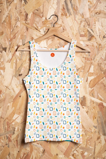 Free Beautiful Colorful Shirt Concept Mock-Up Psd