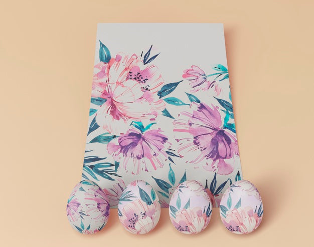 Free Beautiful Easter Concept Mock-Up Psd