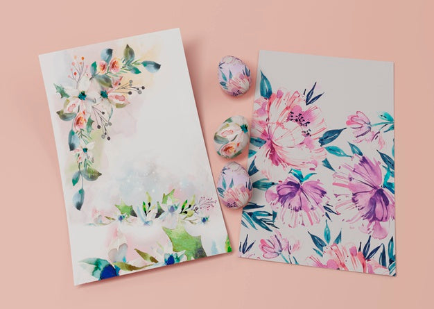 Free Beautiful Easter Concept Mock-Up Psd