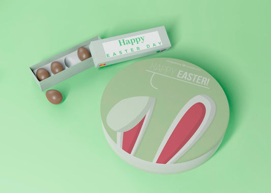 Free Beautiful Easter Concept Mock-Up Psd