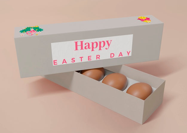 Free Beautiful Easter Concept Mock-Up Psd