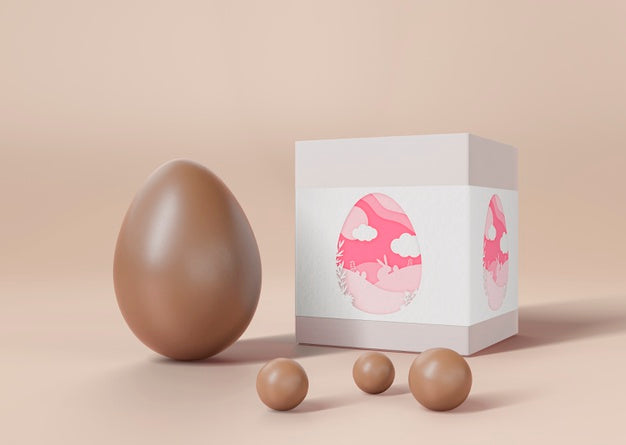 Free Beautiful Easter Concept Mock-Up Psd