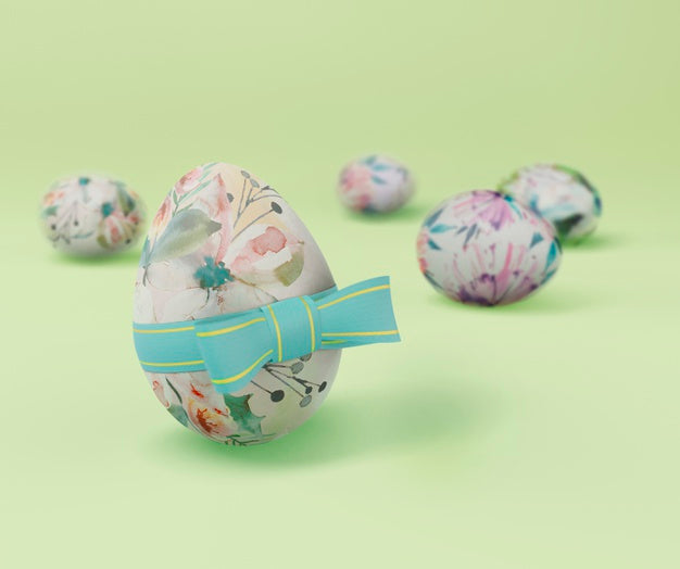 Free Beautiful Easter Concept Mock-Up Psd