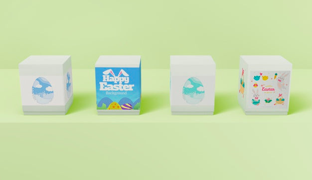 Free Beautiful Easter Concept Mock-Up Psd