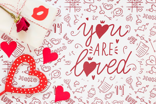 Free Beautiful Valentine'S Day Concept Psd