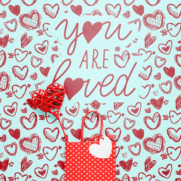 Free Beautiful Valentine'S Day Concept Psd