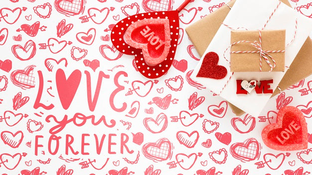 Free Beautiful Valentine'S Day Concept Psd