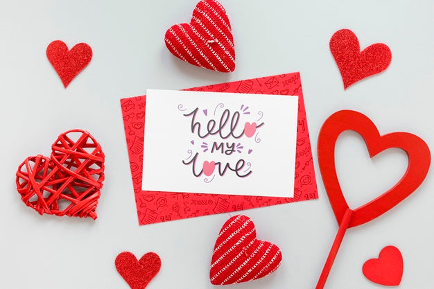 Free Beautiful Valentine'S Day Concept Psd