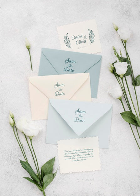 Free Beautiful Wedding Concept Mock-Up Psd