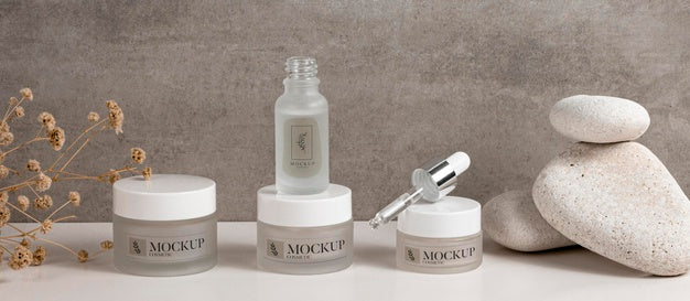 Free Beauty Care Cosmetic Product Mock Up Psd