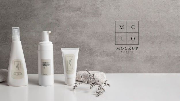 Free Beauty Care Cosmetic Product Mock Up Psd