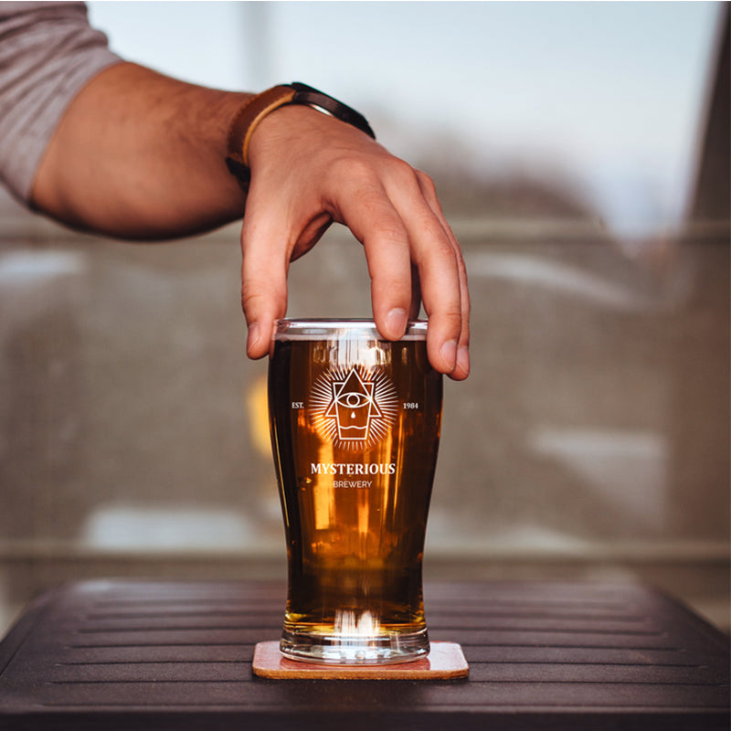 Free Beer Glass Mockup