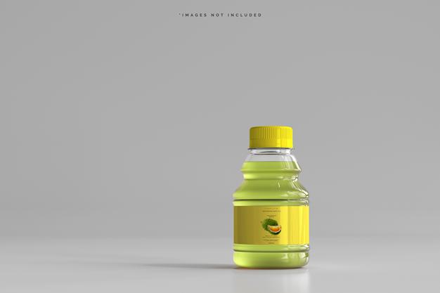 Free Beverage Bottle Mockup Psd