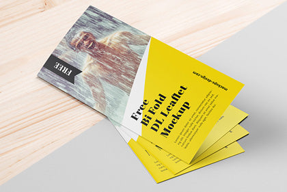 Free Bi-Fold Dl Brochure Mockup